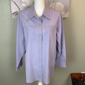 Purple Mico Checks Button Down Shirt